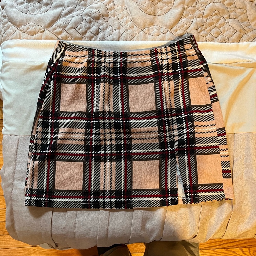Mini Plaid Skirt